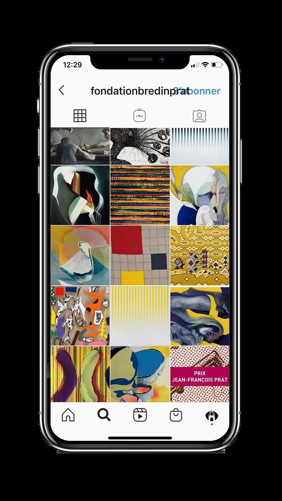 Fondation Bredin Prat compte Instagram