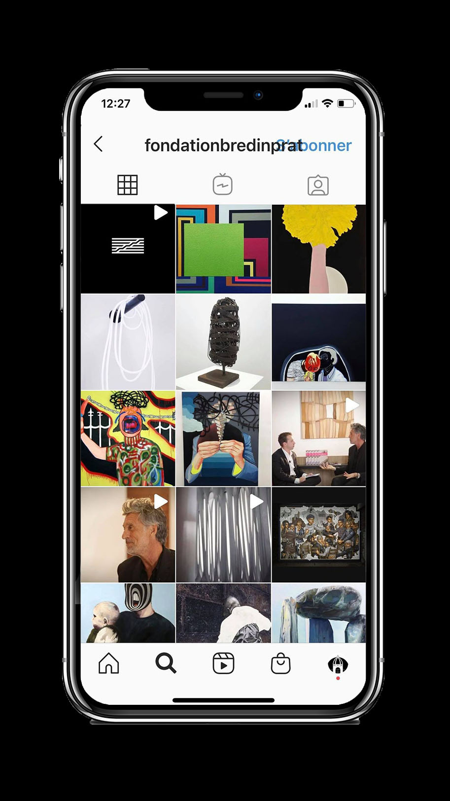 Fondation Bredin Prat compte Instagram