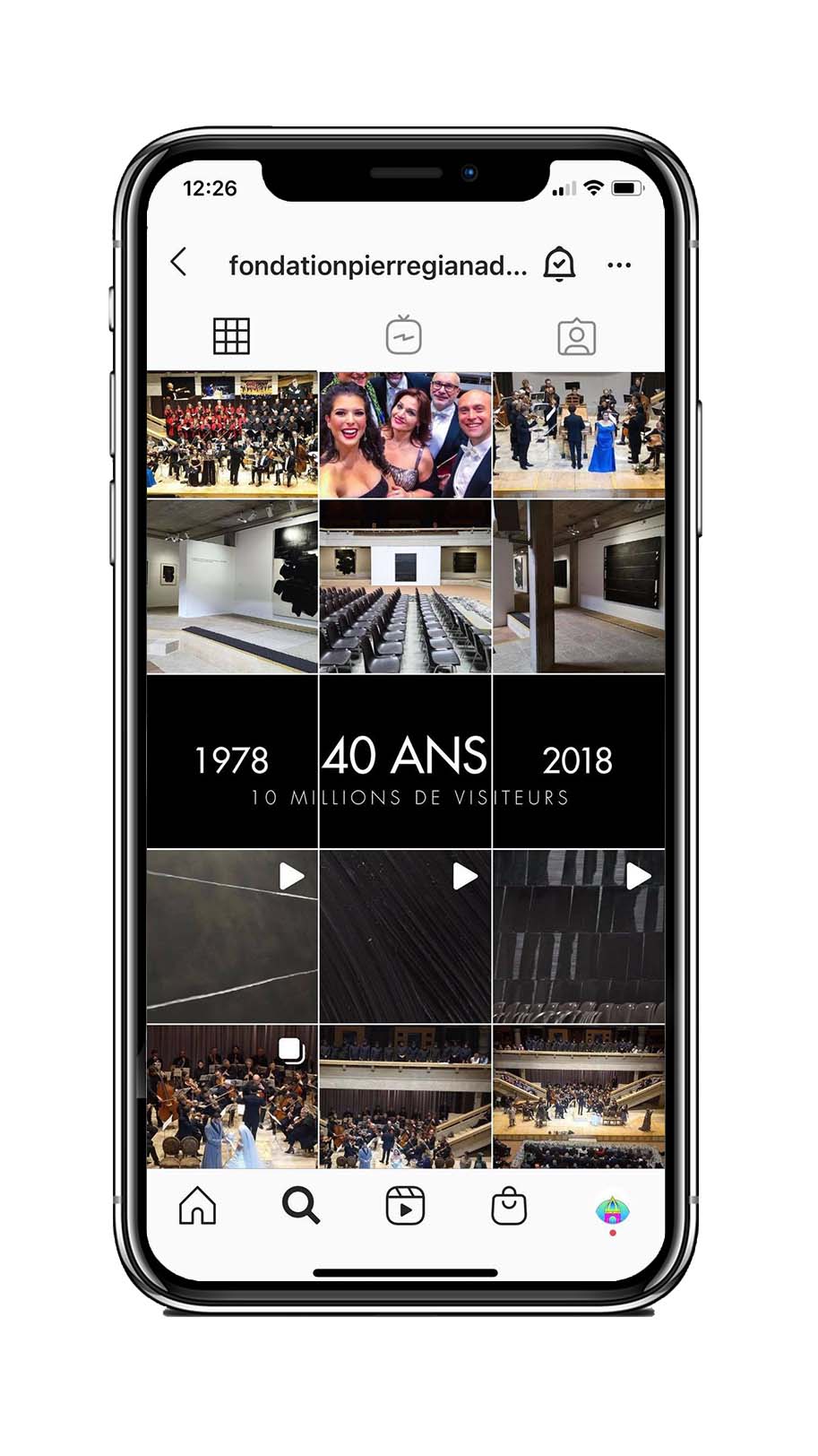 Fondation Pierre Gianadda compte Instagram THE FARM