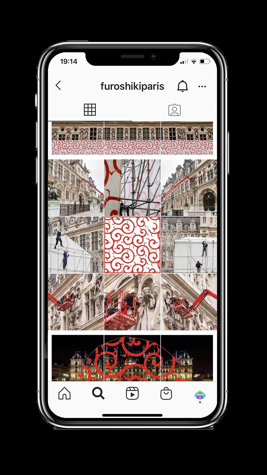 Furoshiki Paris compte instagram THE FARM PARIS