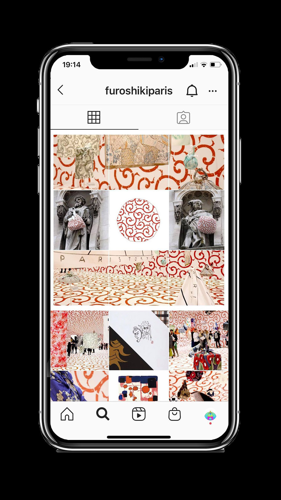 Furoshiki Paris compte instagram THE FARM PARIS