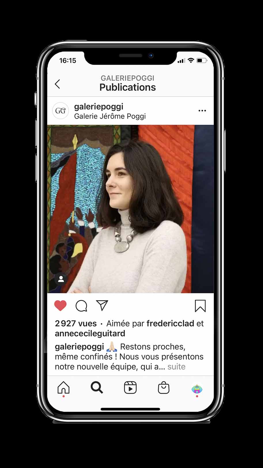 Galerie Jerome Poggi compte Instagram