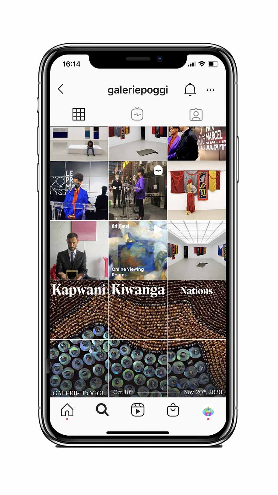 Galerie Jerome Poggi compte Instagram