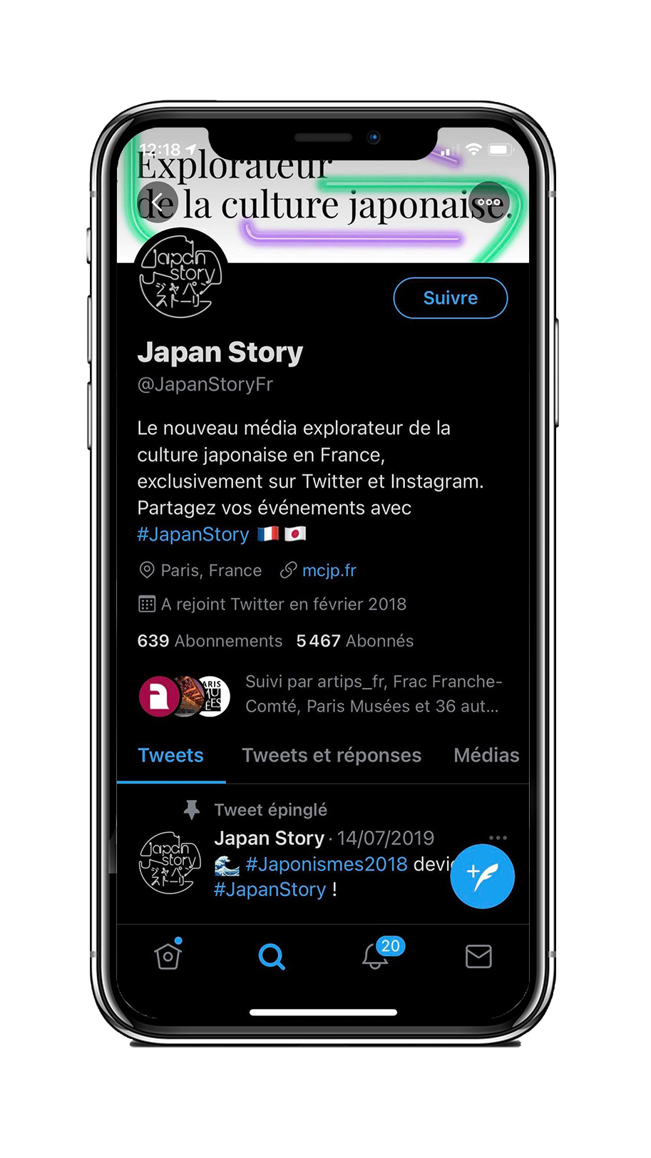 Japan Story compte Instagram THE FARM PARIS