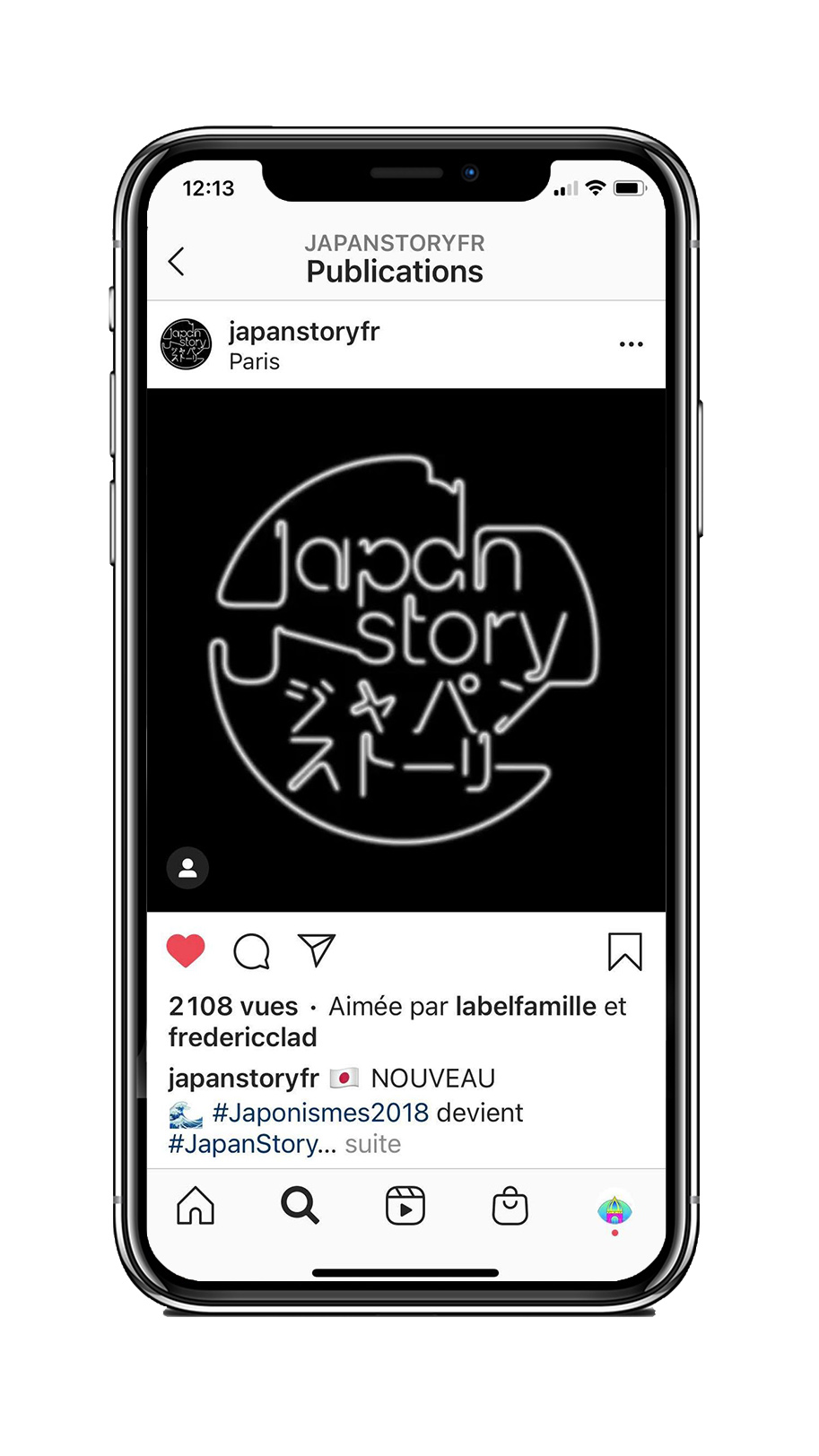 Japan Story compte Instagram THE FARM PARIS