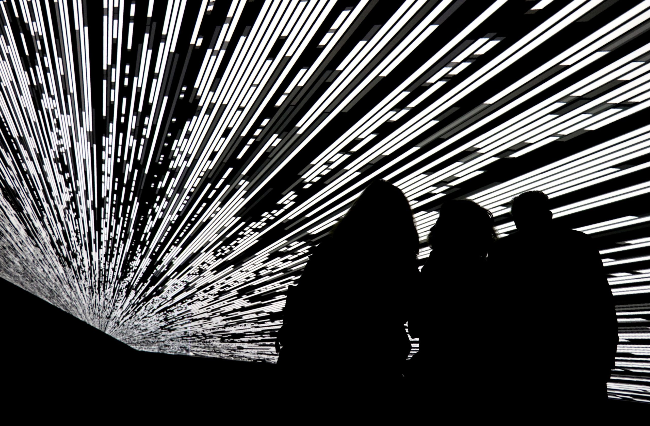 Exposition Ryoji-Ikeda au Centre Pompidou