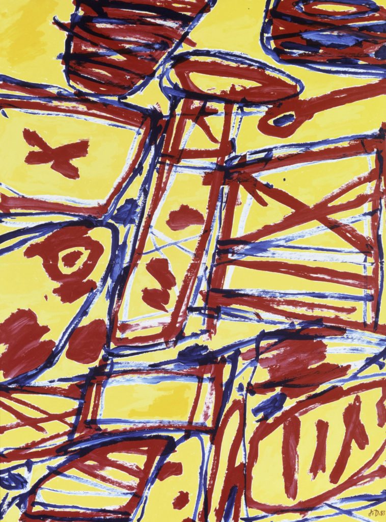 Jean Dubuffet, MIRE G 131 (kowloon), 1983