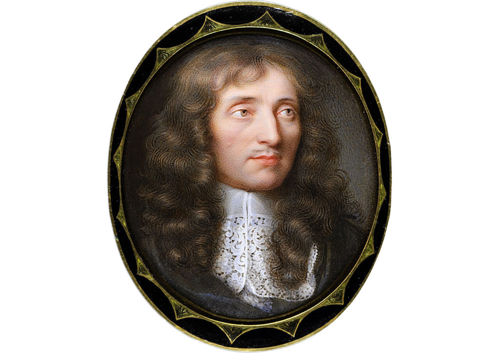 Jean Petitot I (Genève 1607-1691 Vevey) Autoportrait, 1674 Email sur or, 29 × 23 mm Fondation Custodia, Collection Frits Lugt, Paris