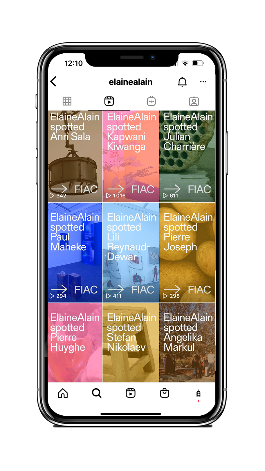 ElaineAlain publication compte instagram