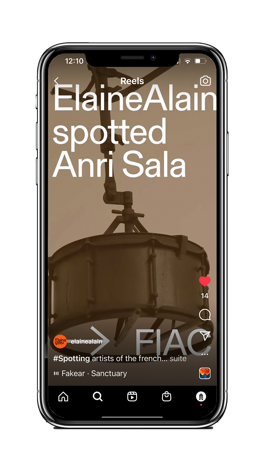 ElaineAlain publication compte instagram