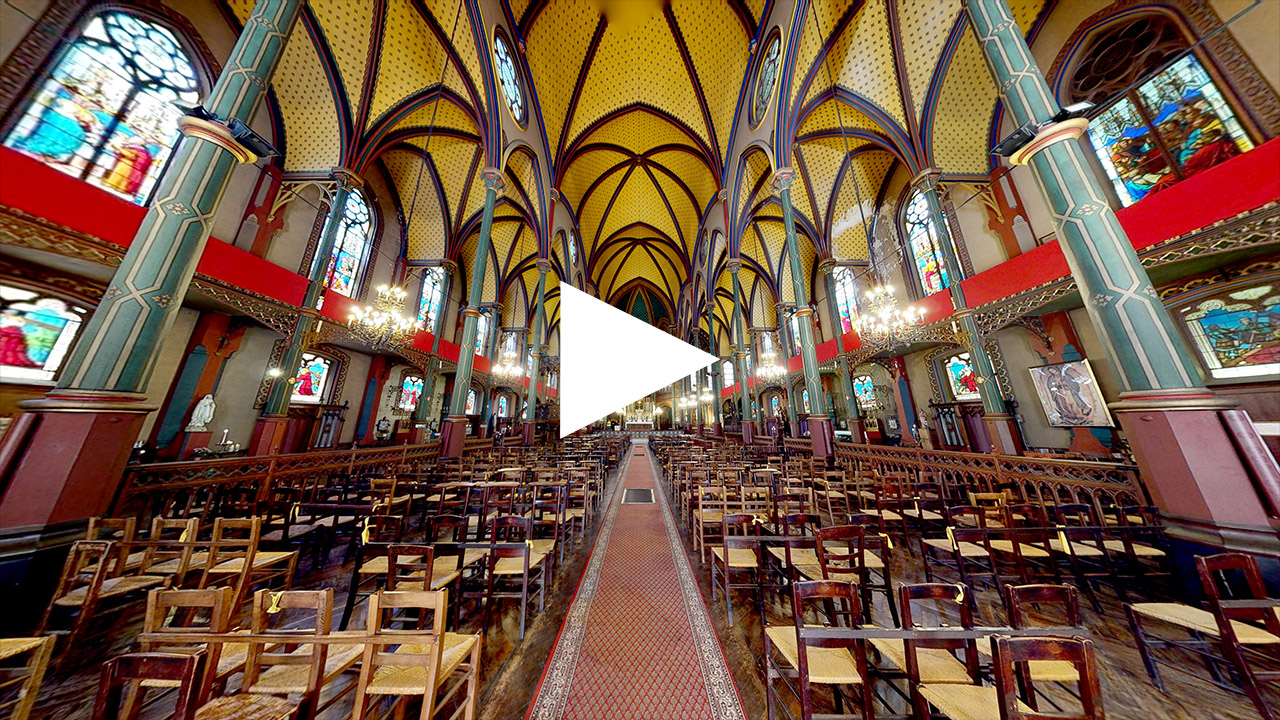 Eglise Saint Eugène Sainte Cécile visite virtuelle