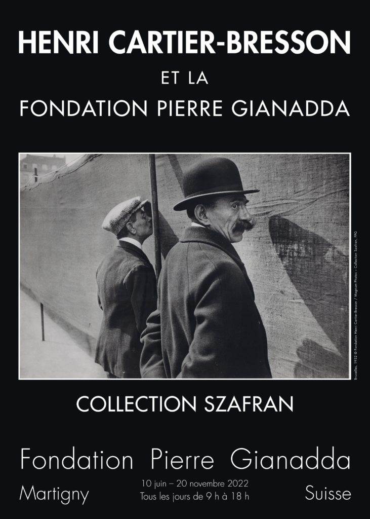 Fondation Gianadda, Affiche de l'exposition Henri Cartier Bresson