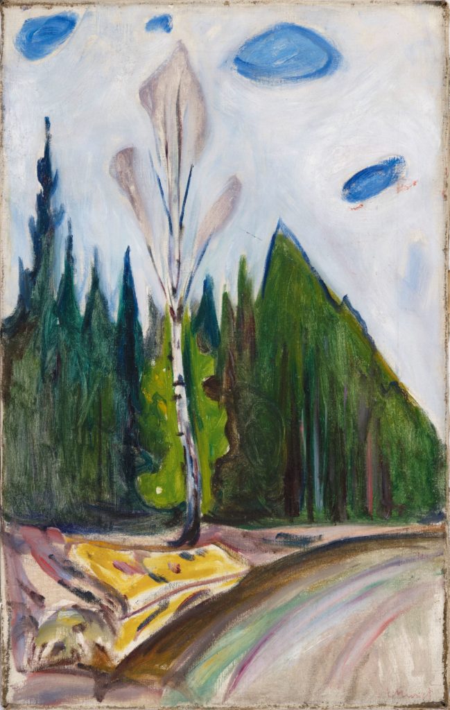 Edvard Munch, Early Spring, 1903-05. Huile sur toile, 70,5 x 44,5 cm
