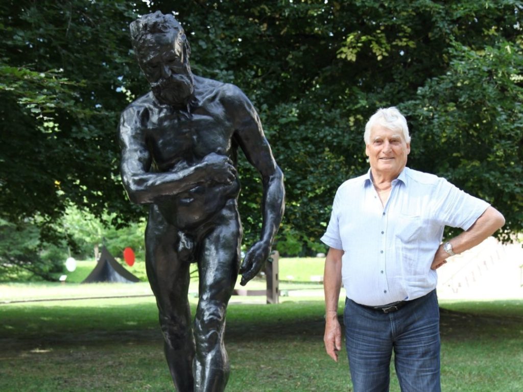 Fondation Pierre Gianadda, Installation du Victor Hugo de Rodin, 2022