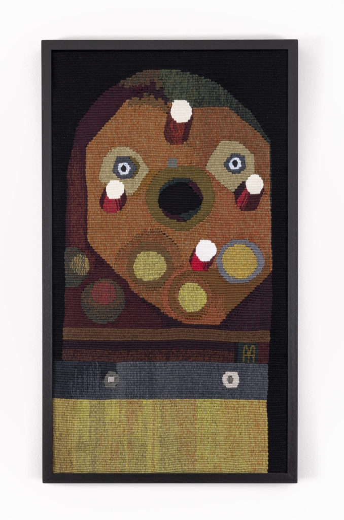 Zhenya Machneva, Baby, 2022. Coton et fibres synthétiques, 84 x 48 cm