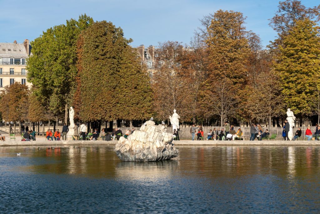 Julien Berthier, L’invisible, 2021. Paris Plus par Art Basel 2023, Programme public, Jardin des Tuileries © Marc Domange