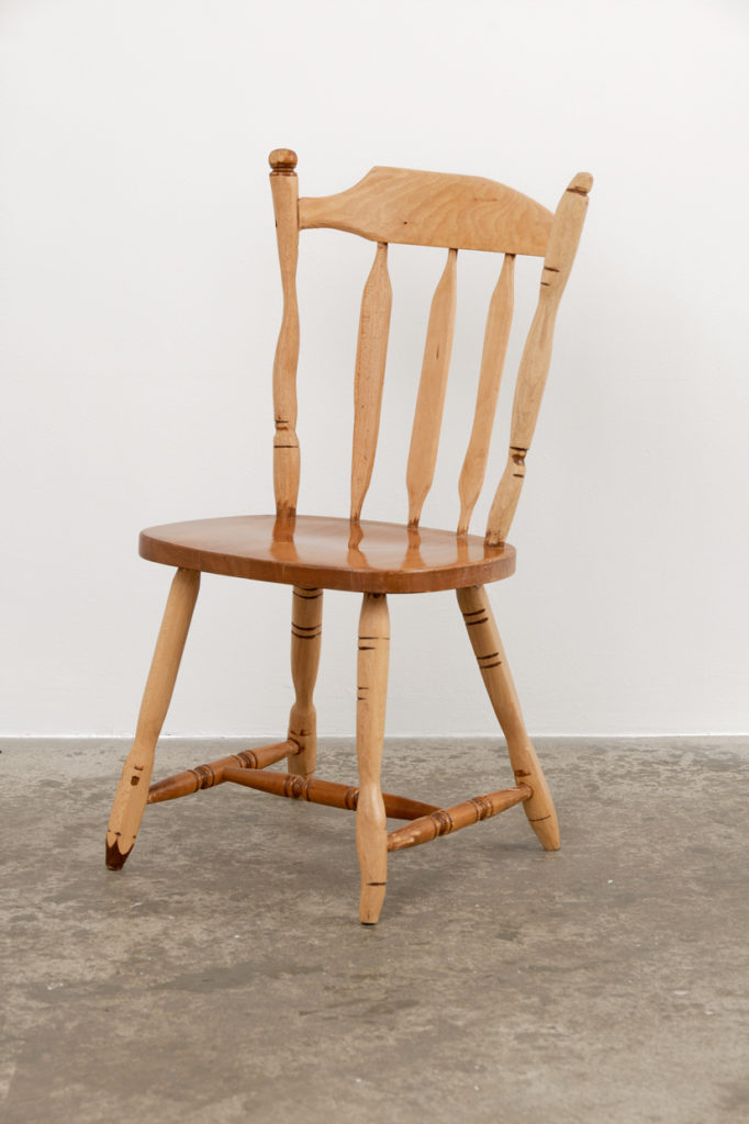 Martin Kersels, Stripped chair, 2022