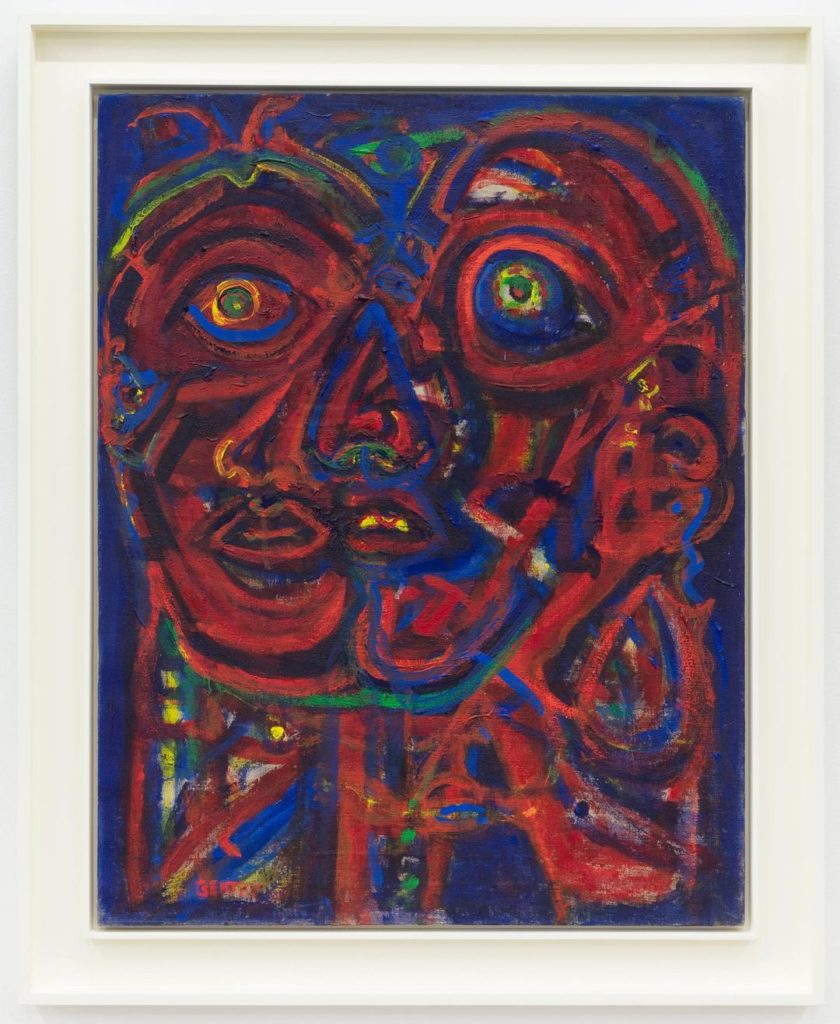 Herbert Gentry, Linked Faces, 1993. © Herbert Gentry; Courtesy of the estate of the artist and RYAN LEE Gallery, New York