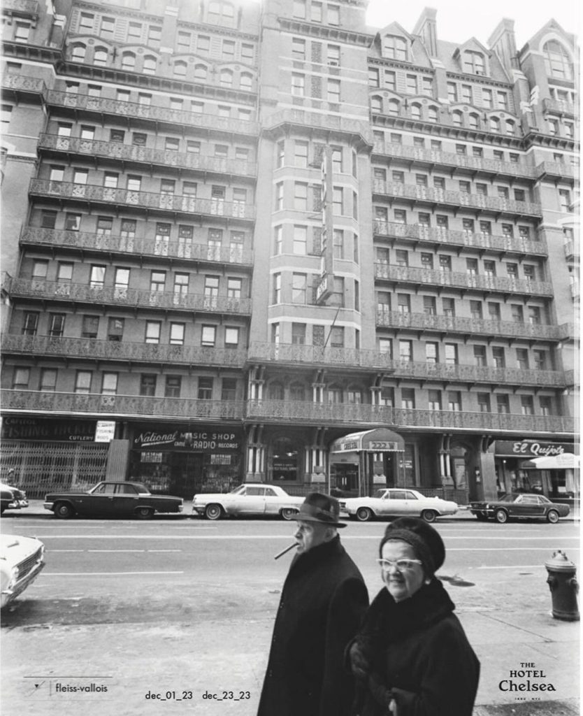 Yves Debraine, Chelsea Hotel, NYC, 1965.