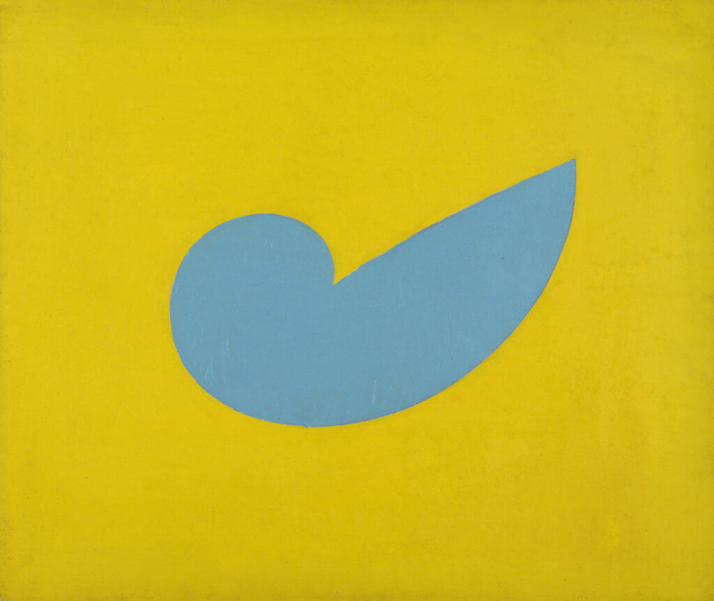 Emanuel Proweller, Coquille bleue, 1954