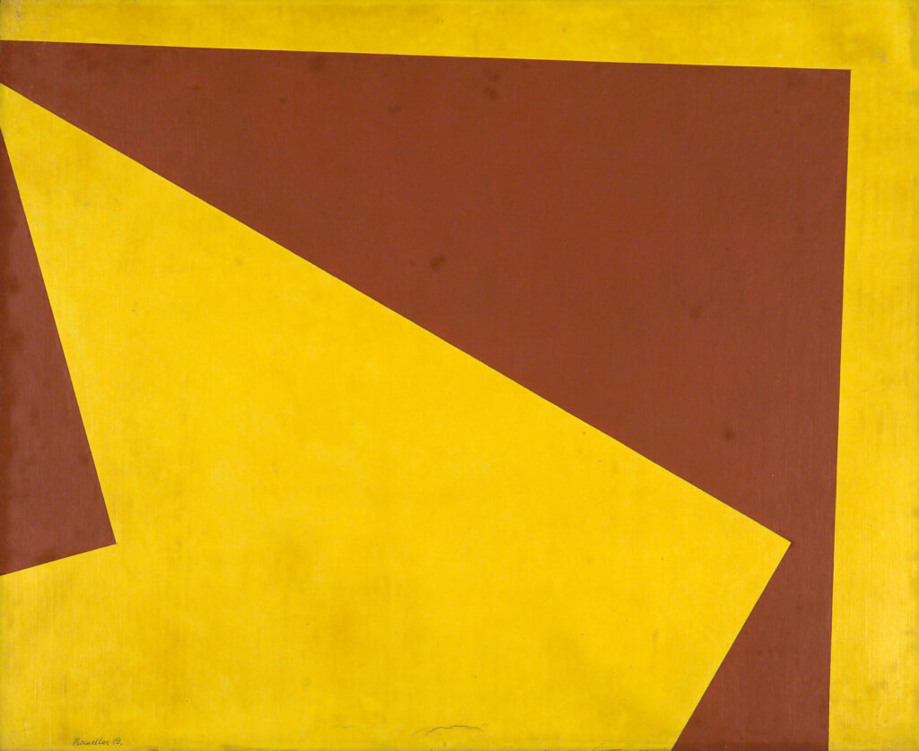 Emanuel Proweller, Jaune citron, rouge indien, 1949-1950