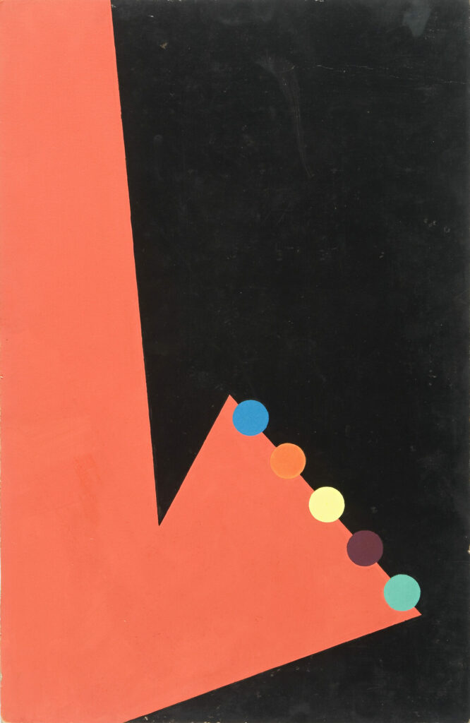 Emanuel Proweller, Pied (5 ronds), 1960