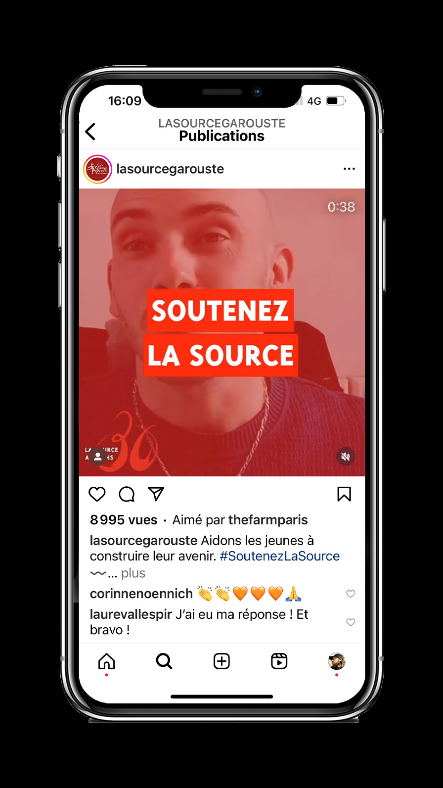 Association La Source - Campagne de don THE FARM