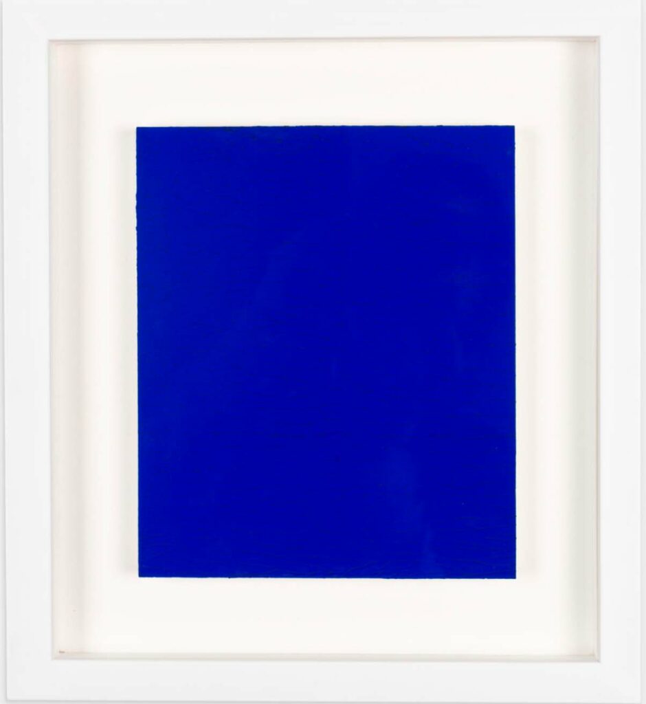 Yves Klein, Monochrome bleu sans titre (IKB 308), 1959