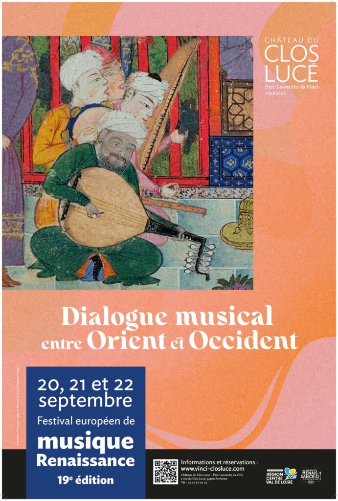 Clos Lucé, Festival Européen de musique Renaissance 2024, Affiche