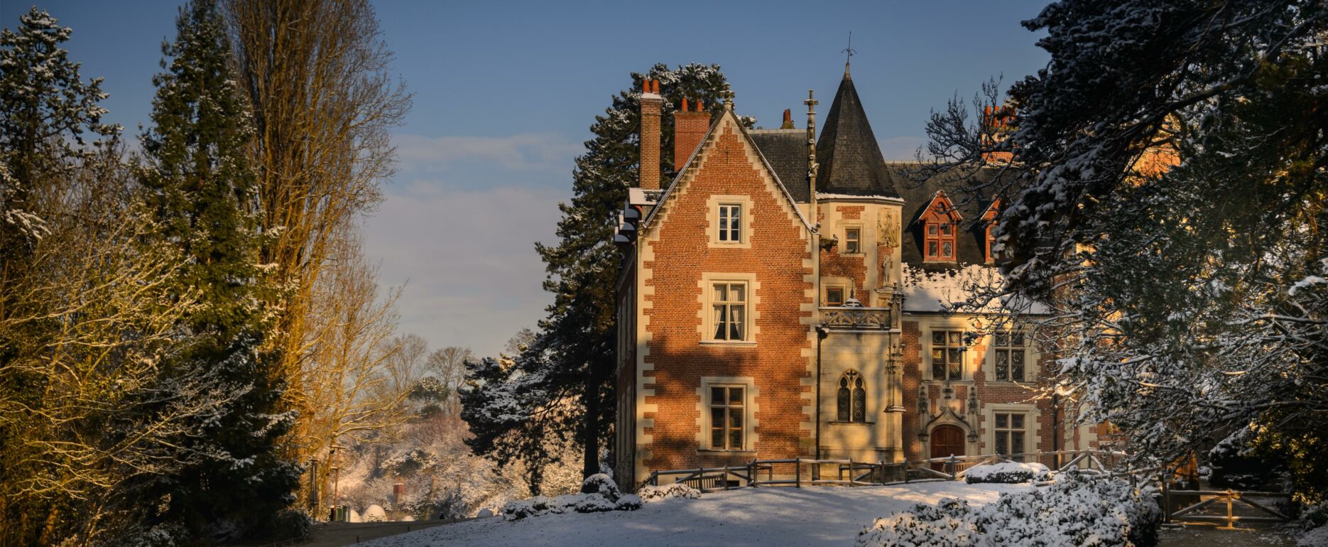 Château du Clos Lucé, Fééries de Noël 2024 © Château du Clos Lucé - Parc Leonardo da Vinci. Photo Léonard de Serres