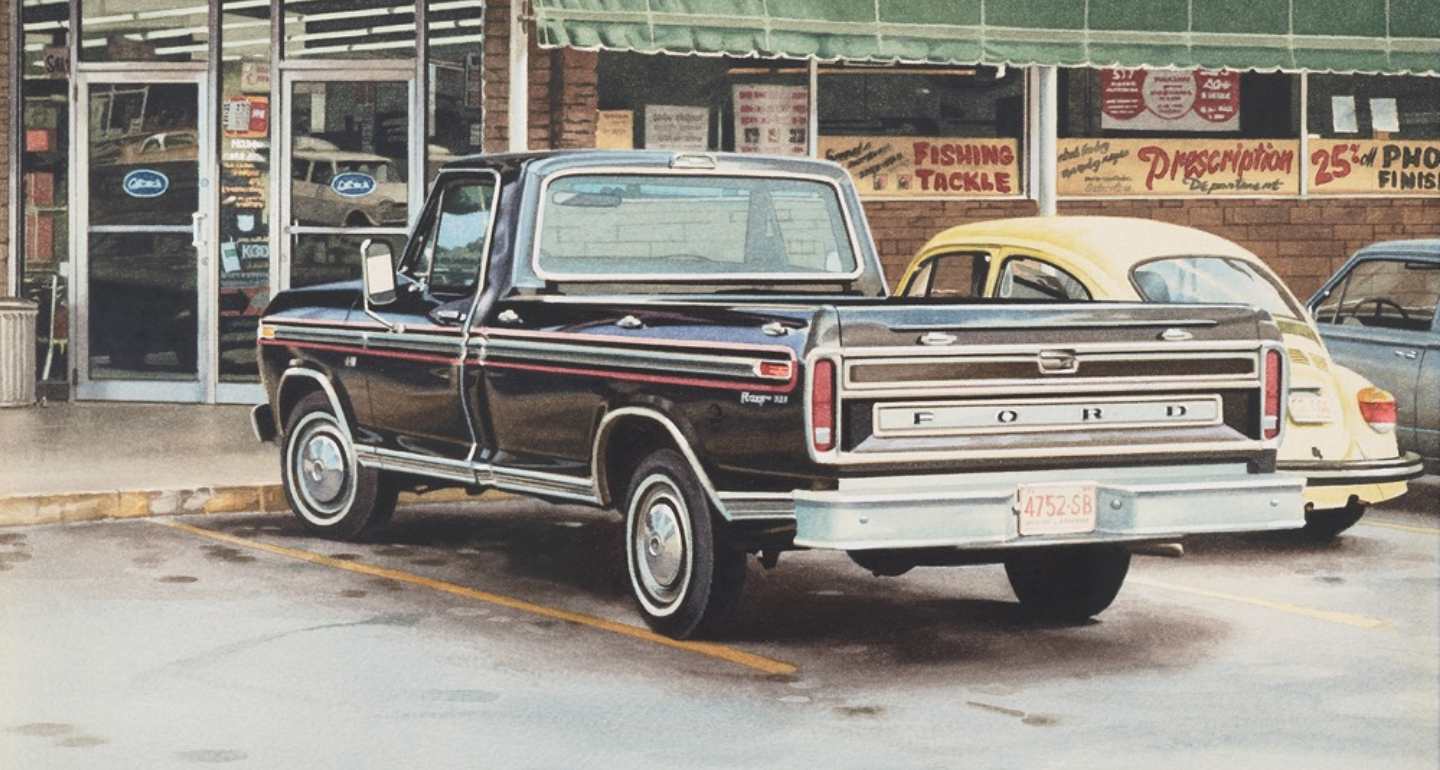 Ralph Goings, Black Ford fishing tackle, 1975