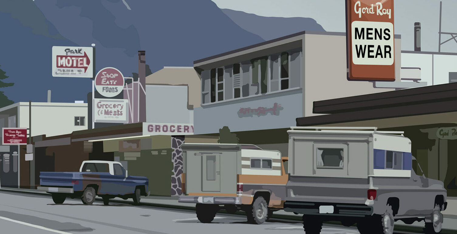 Alain Bublex, An American Landscape – FB_20 says nothing, 2019