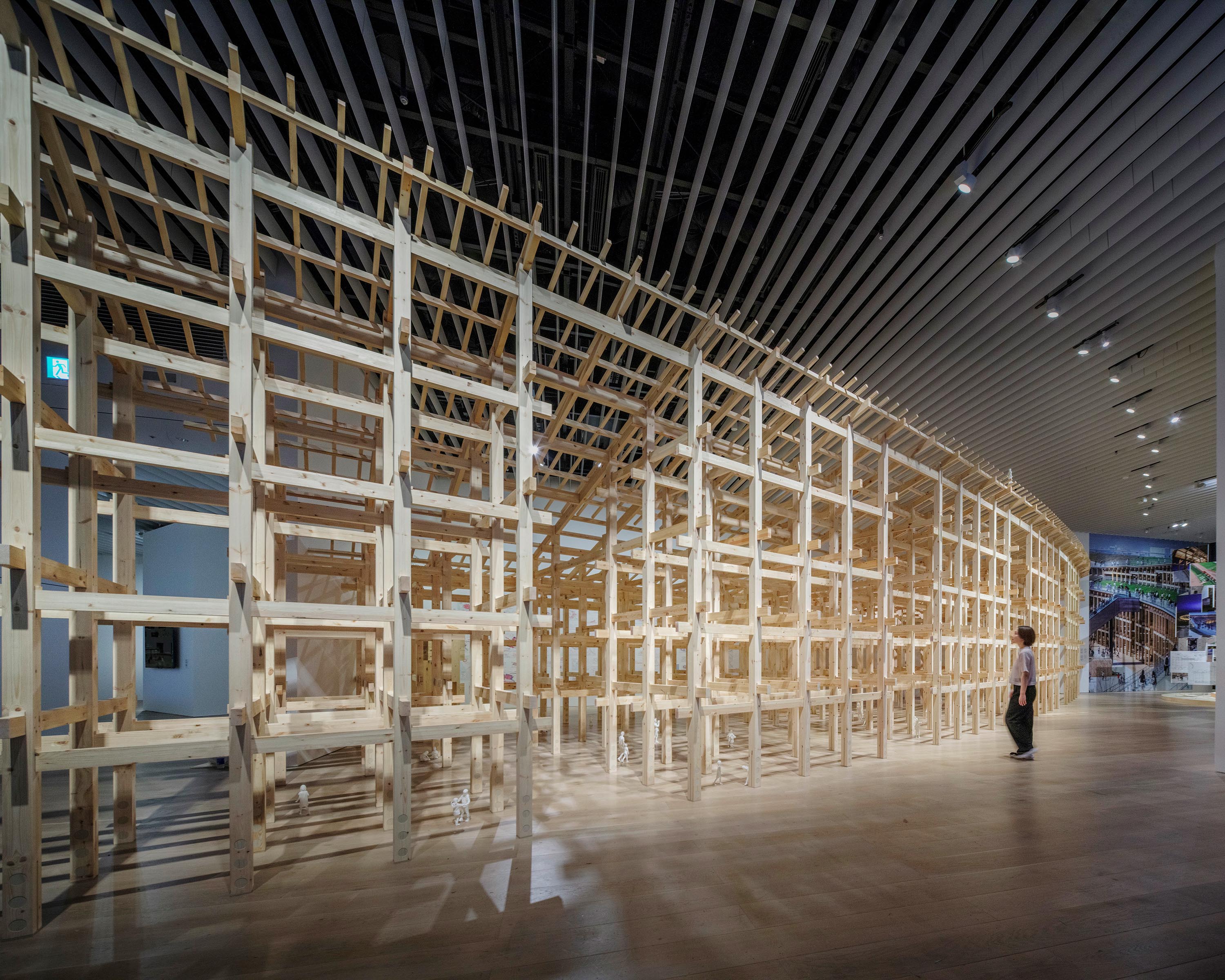 Rétrospective Sou Fujimoto, L'architecture comme forêt de civilisation. Photo : Tayama Tatsuyuki © Mori Art Museum