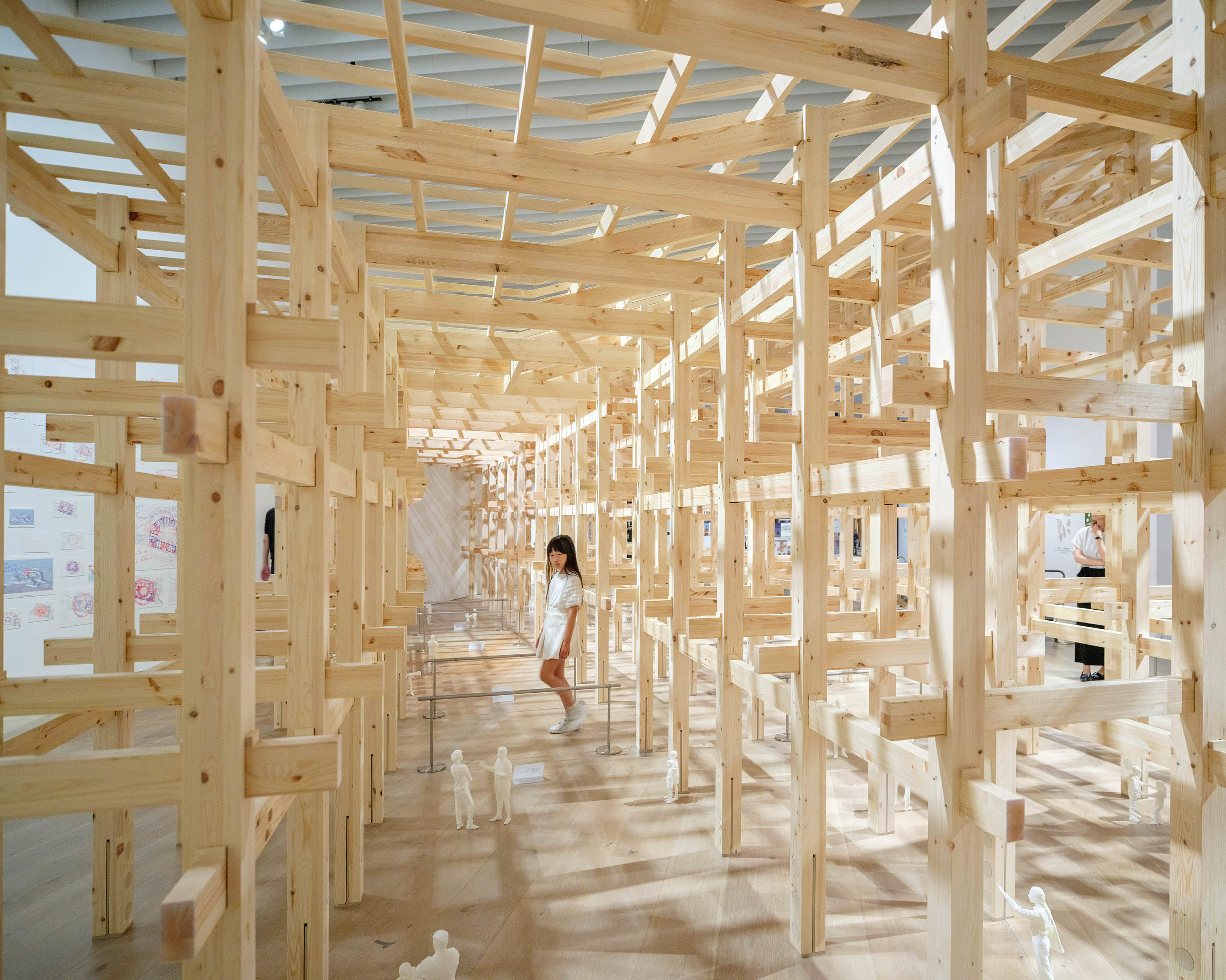 Rétrospective Sou Fujimoto, L'architecture comme forêt de civilisation. Photo : Tayama Tatsuyuki © Mori Art Museum