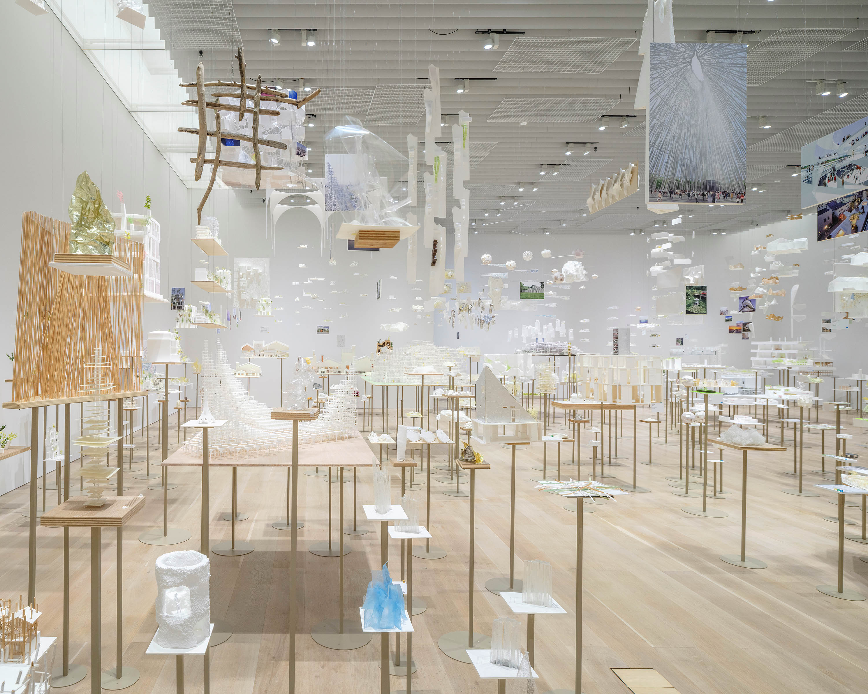 Rétrospective Sou Fujimoto, L'architecture comme forêt de civilisation. Photo : Tayama Tatsuyuki © Mori Art Museum