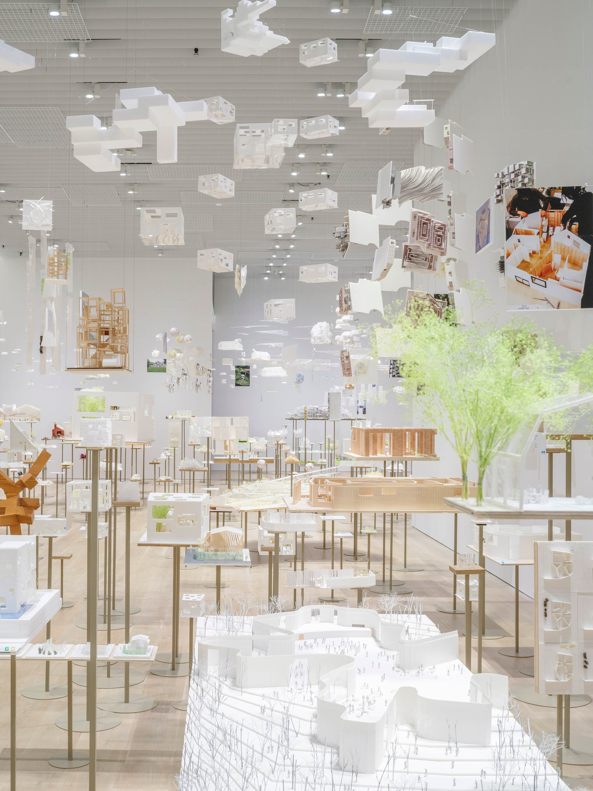 Rétrospective Sou Fujimoto, L'architecture comme forêt de civilisation. Photo : Tayama Tatsuyuki © Mori Art Museum