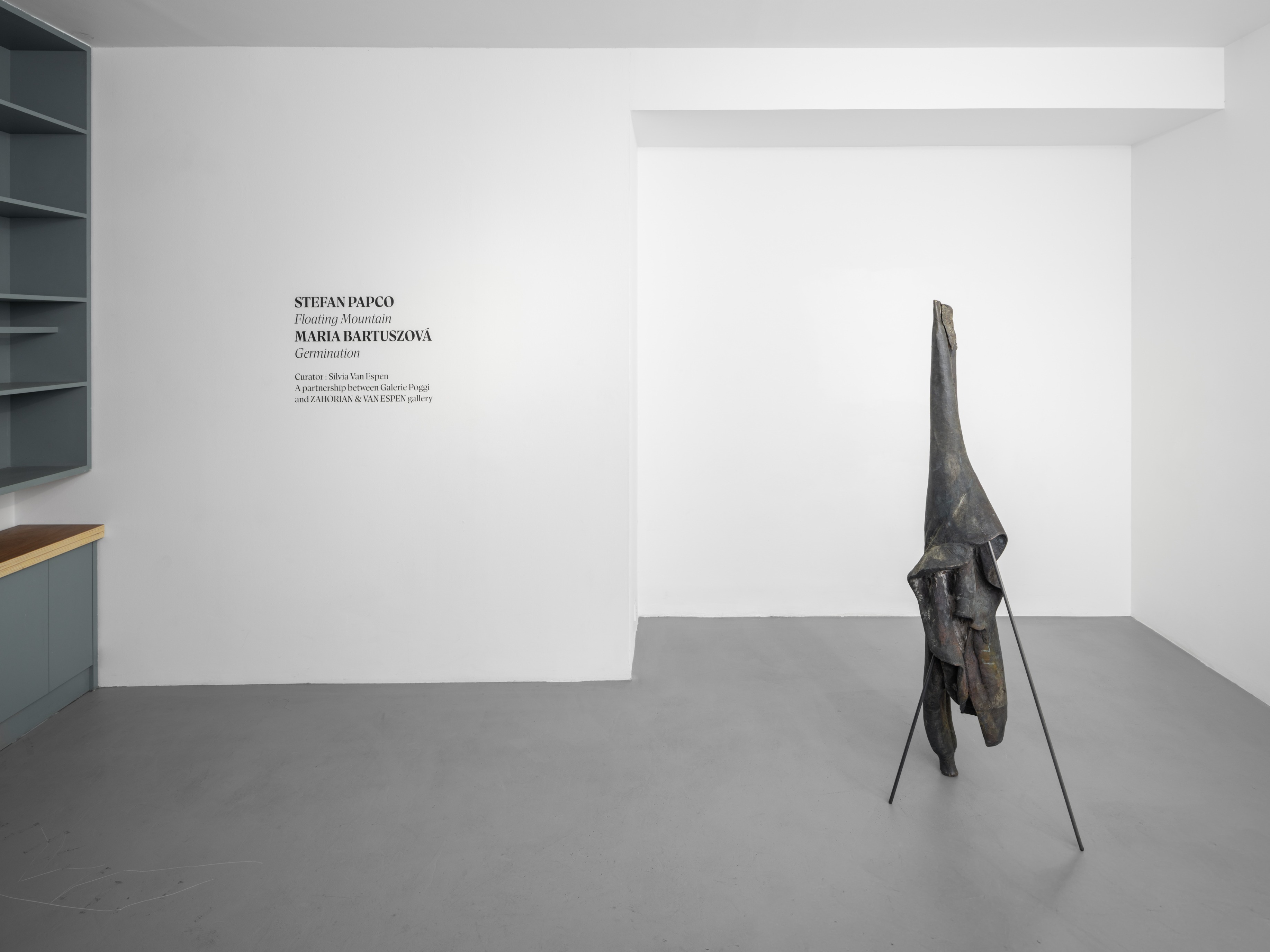 Galerie Poggi, S̆tefan Papc̆o, Floating Mountain, Novembre 2025 © .kit