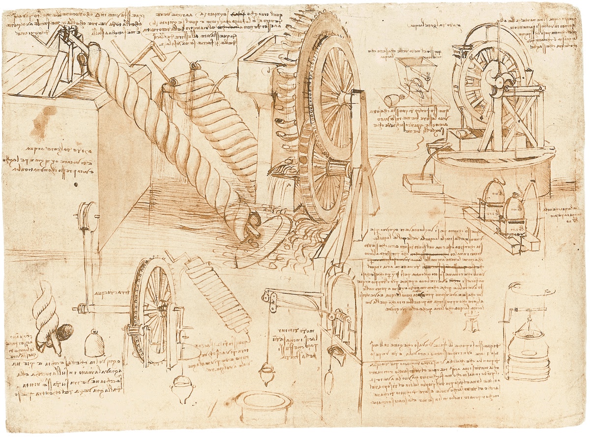 Croquis de Léonard de Vinci