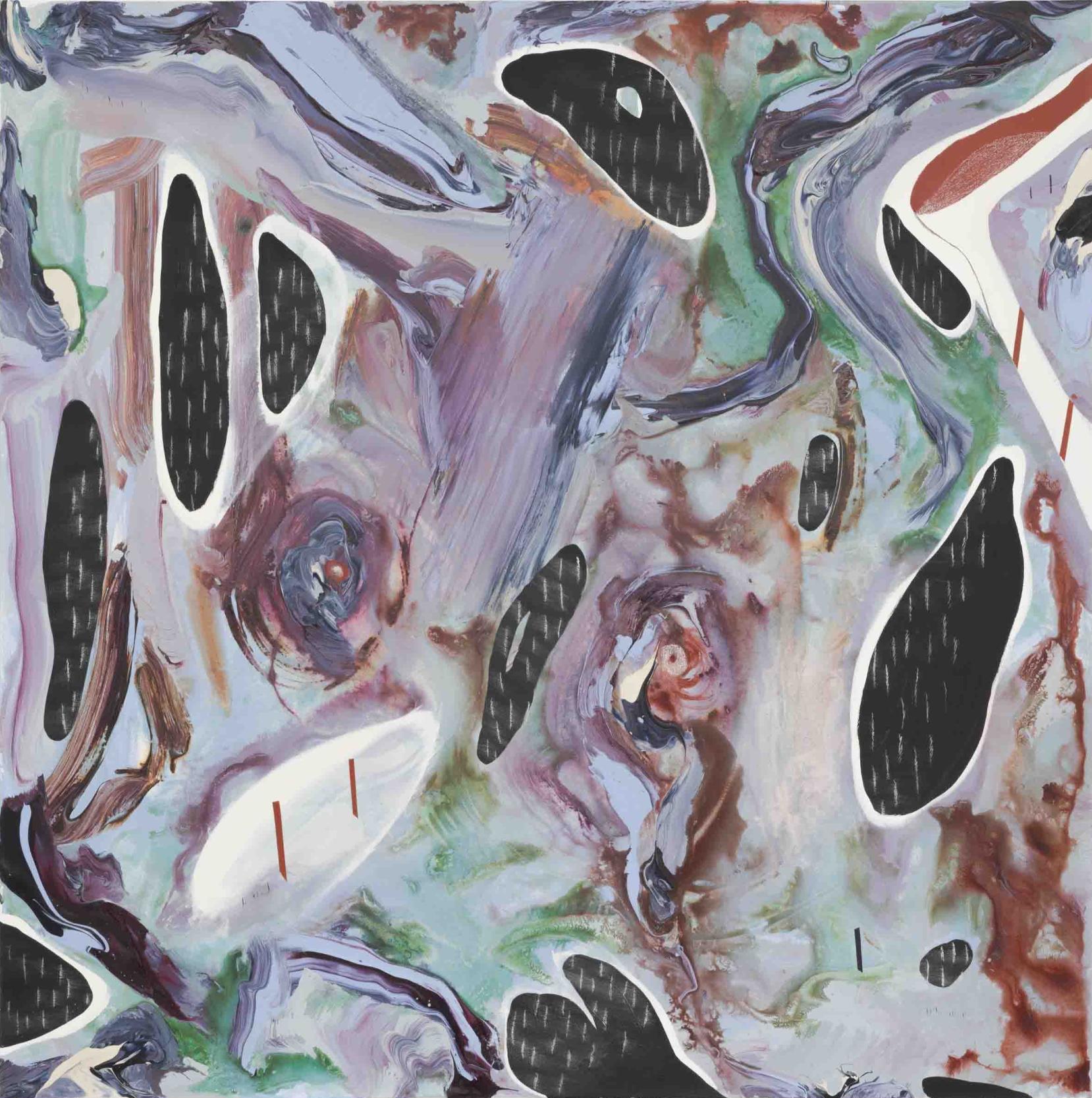 Manuel Mathieu, Pensée rouge 2, 2025