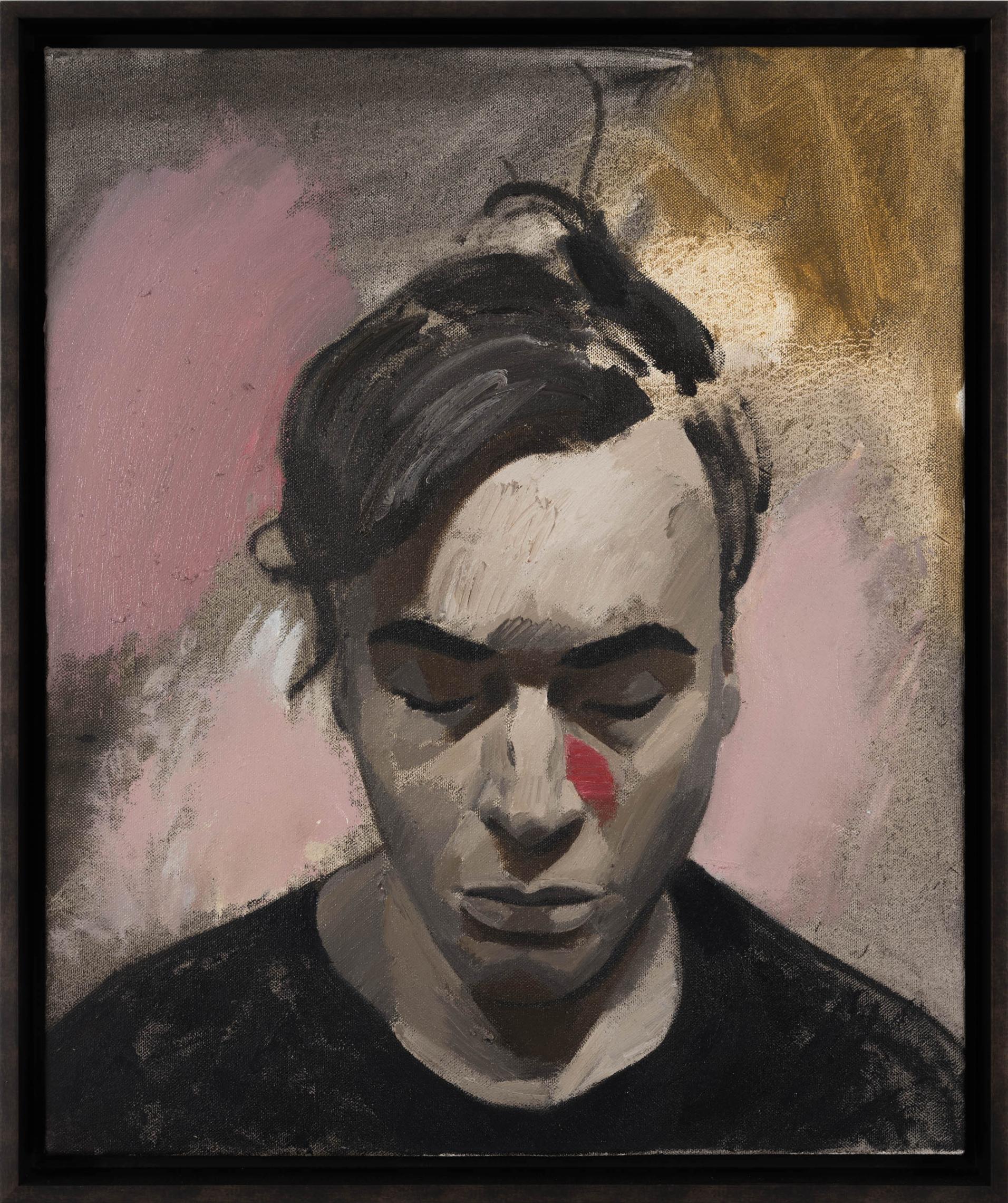 Nikita Kadan, Self portrait with eyes shut ІІ, 2025