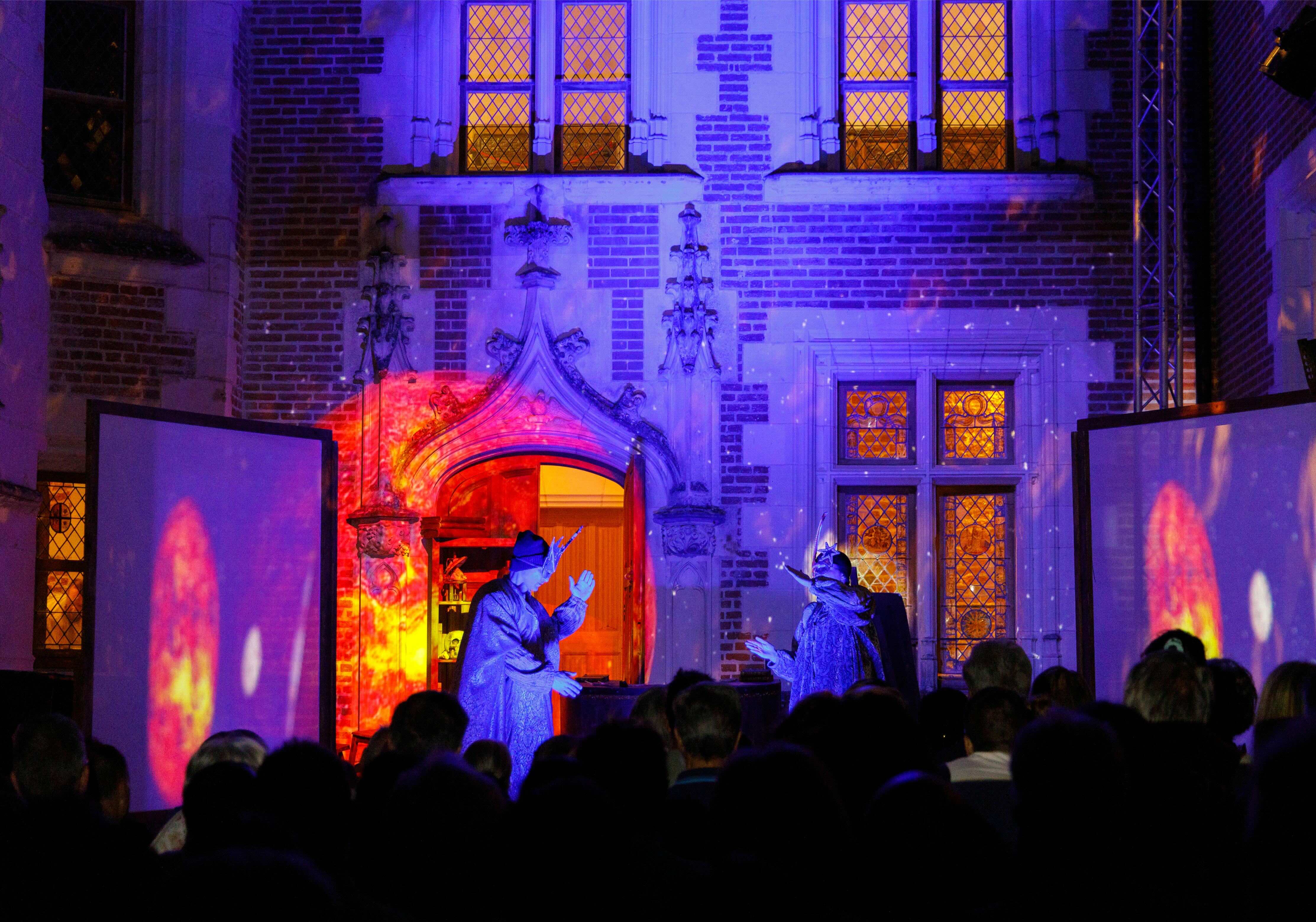 Château du Clos Lucé, Nocturnes théâtrales 2026 © Château du Clos Lucé - Parc Leonardo da Vinci. Photo Léonard de Serres