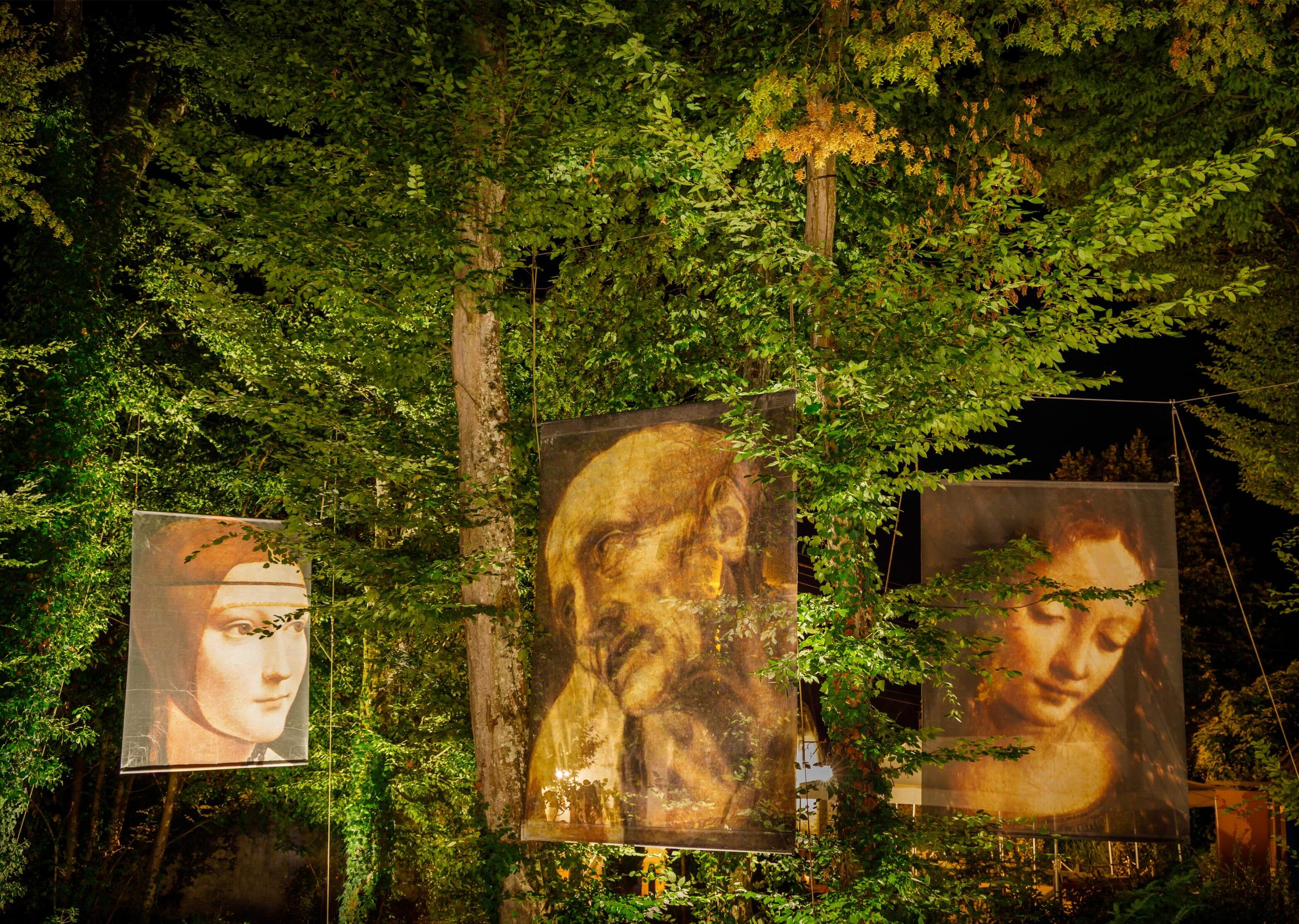 Clos Lucé, Flâneries Nocturnes 2026 © Léonard de Serres