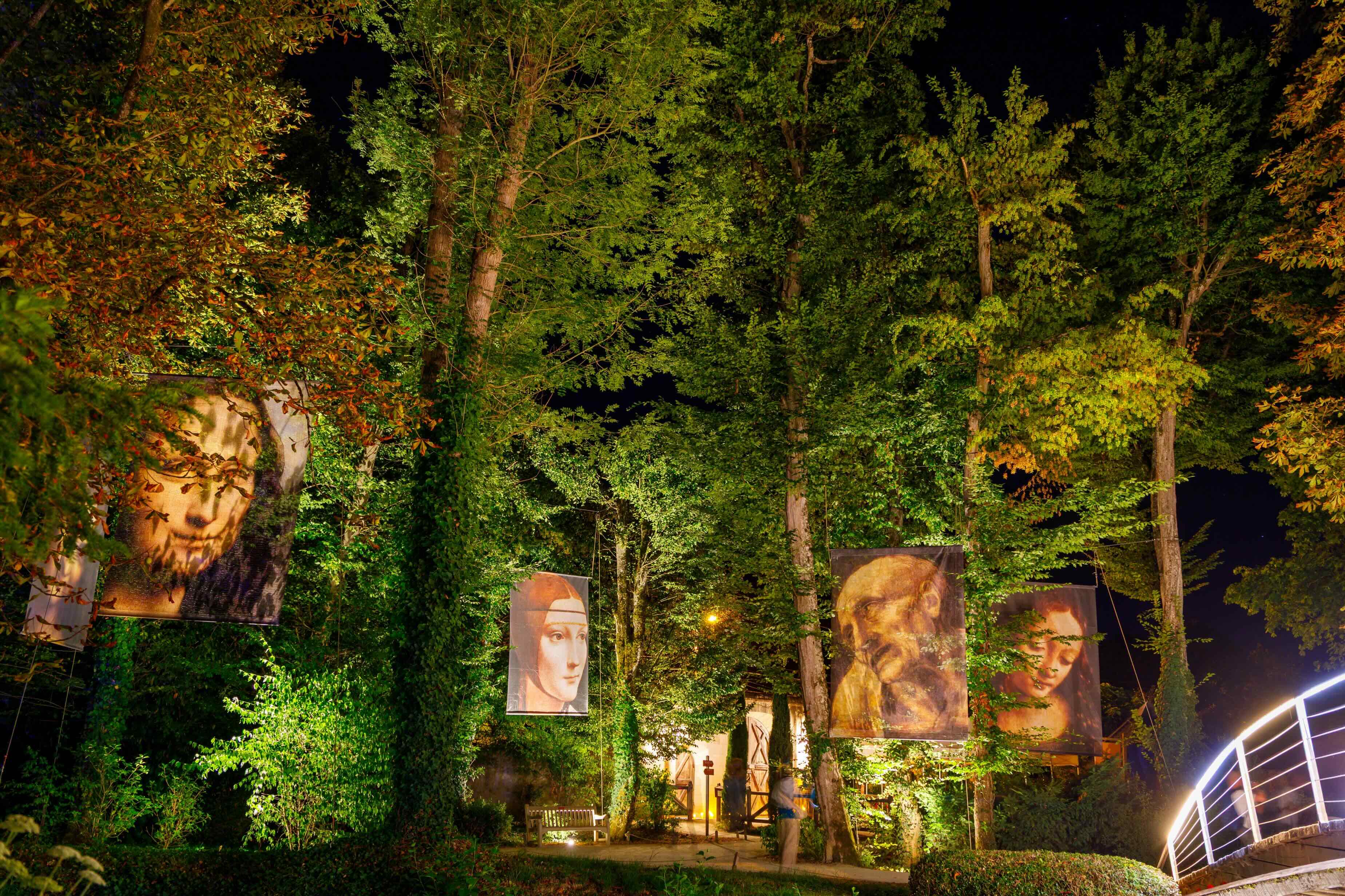 Clos Lucé, Flâneries Nocturnes 2026 © Léonard de Serres