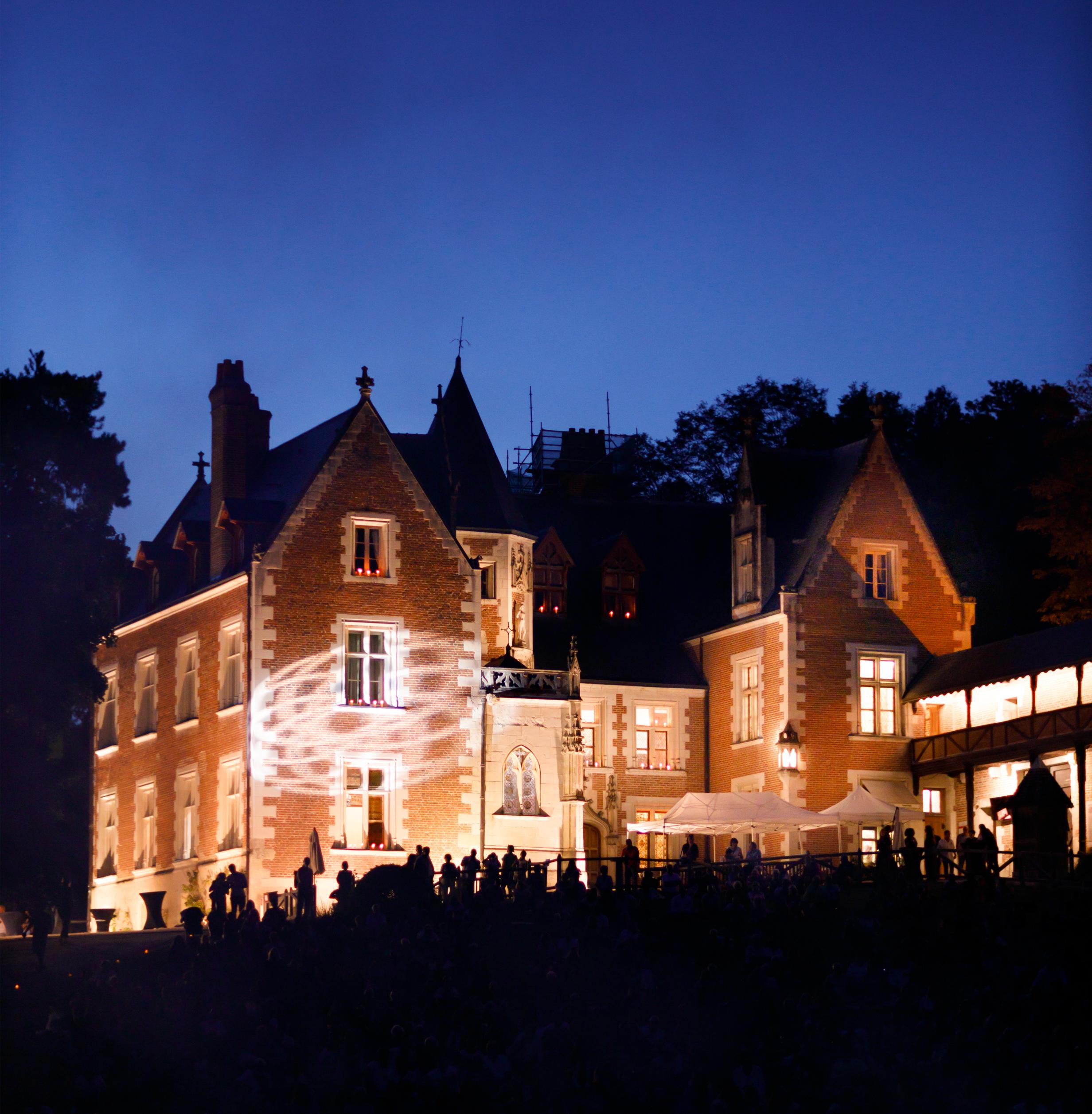 Clos Lucé, Flâneries Nocturnes 2026 © Léonard de Serres