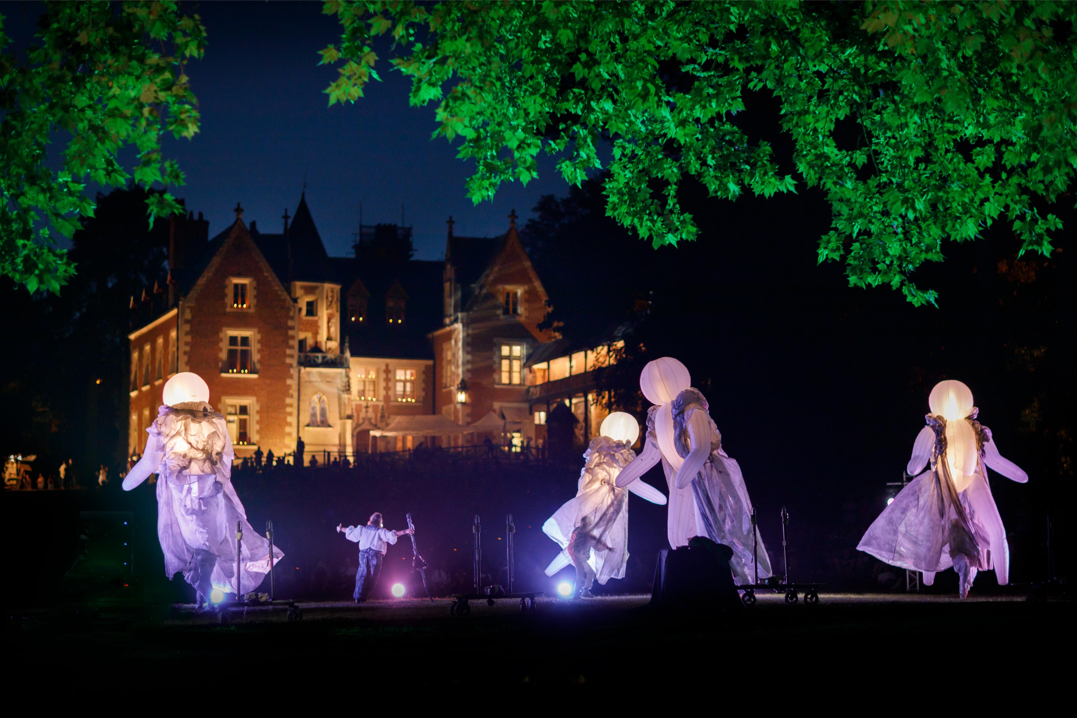 Clos Lucé, Flâneries Nocturnes 2026 © Léonard de Serres