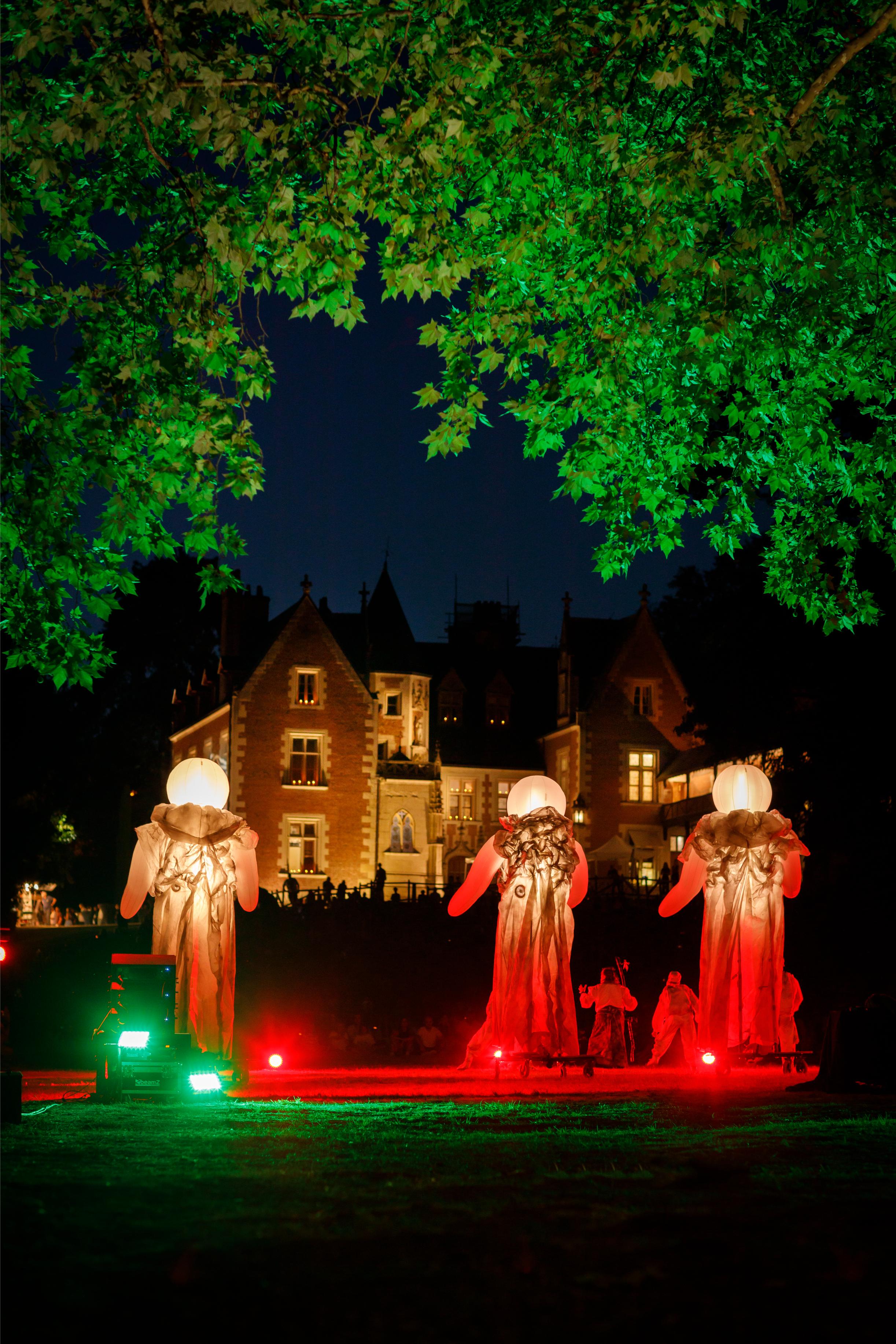 Clos Lucé, Flâneries Nocturnes 2026 © Léonard de Serres