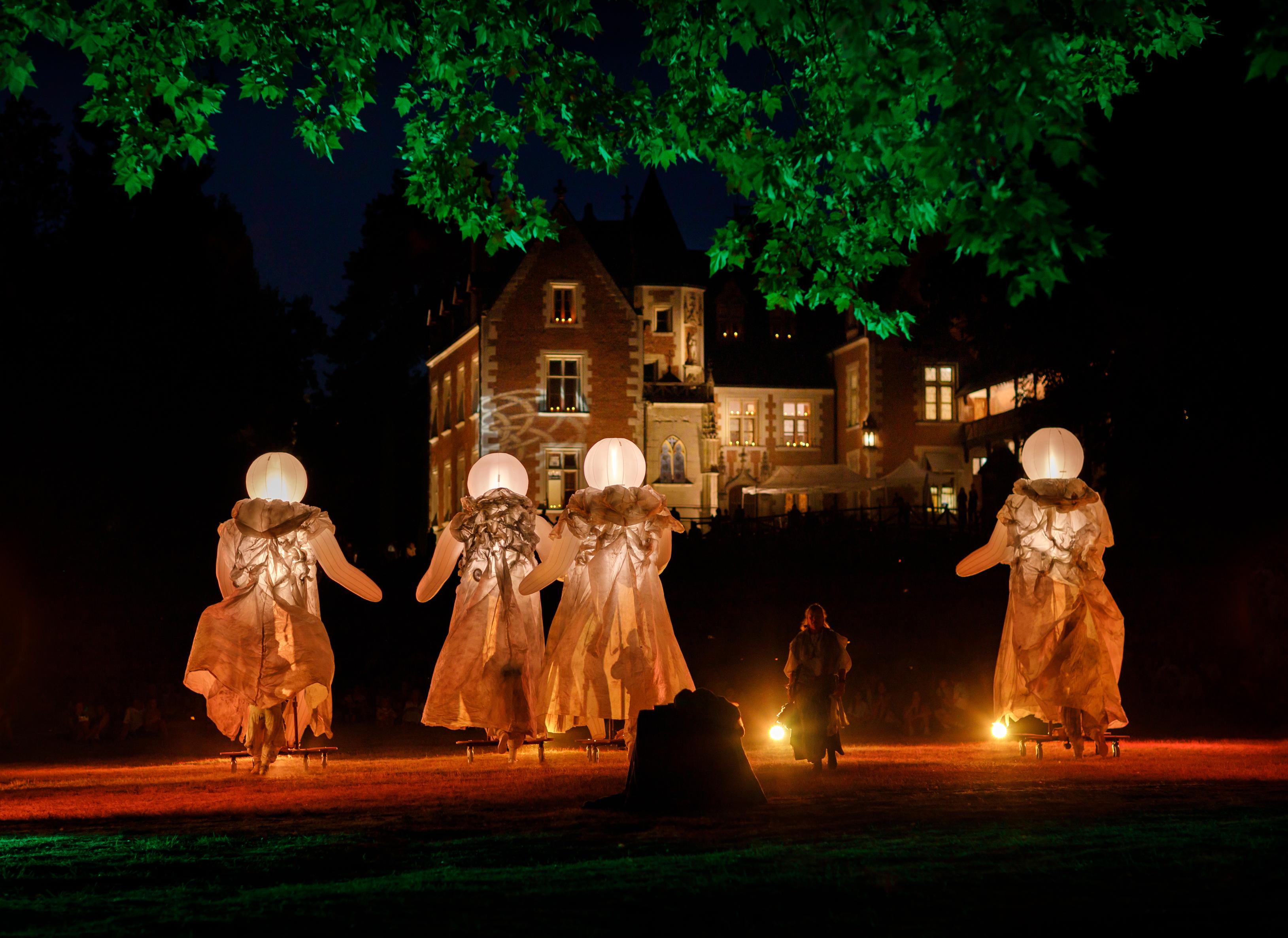 Clos Lucé, Flâneries Nocturnes 2026 © Léonard de Serres