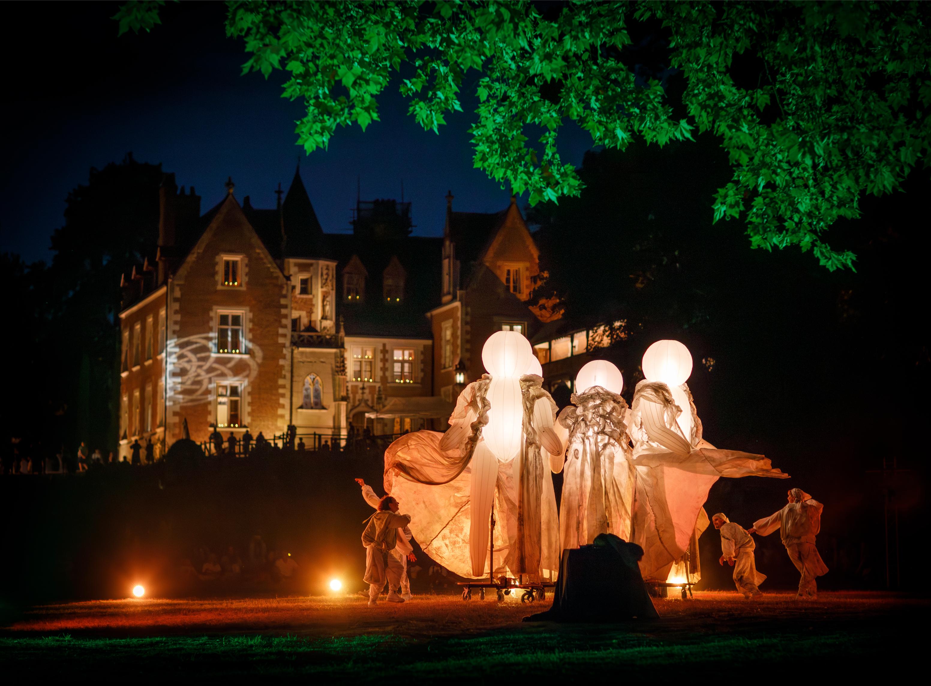 Clos Lucé, Flâneries Nocturnes 2026 © Léonard de Serres