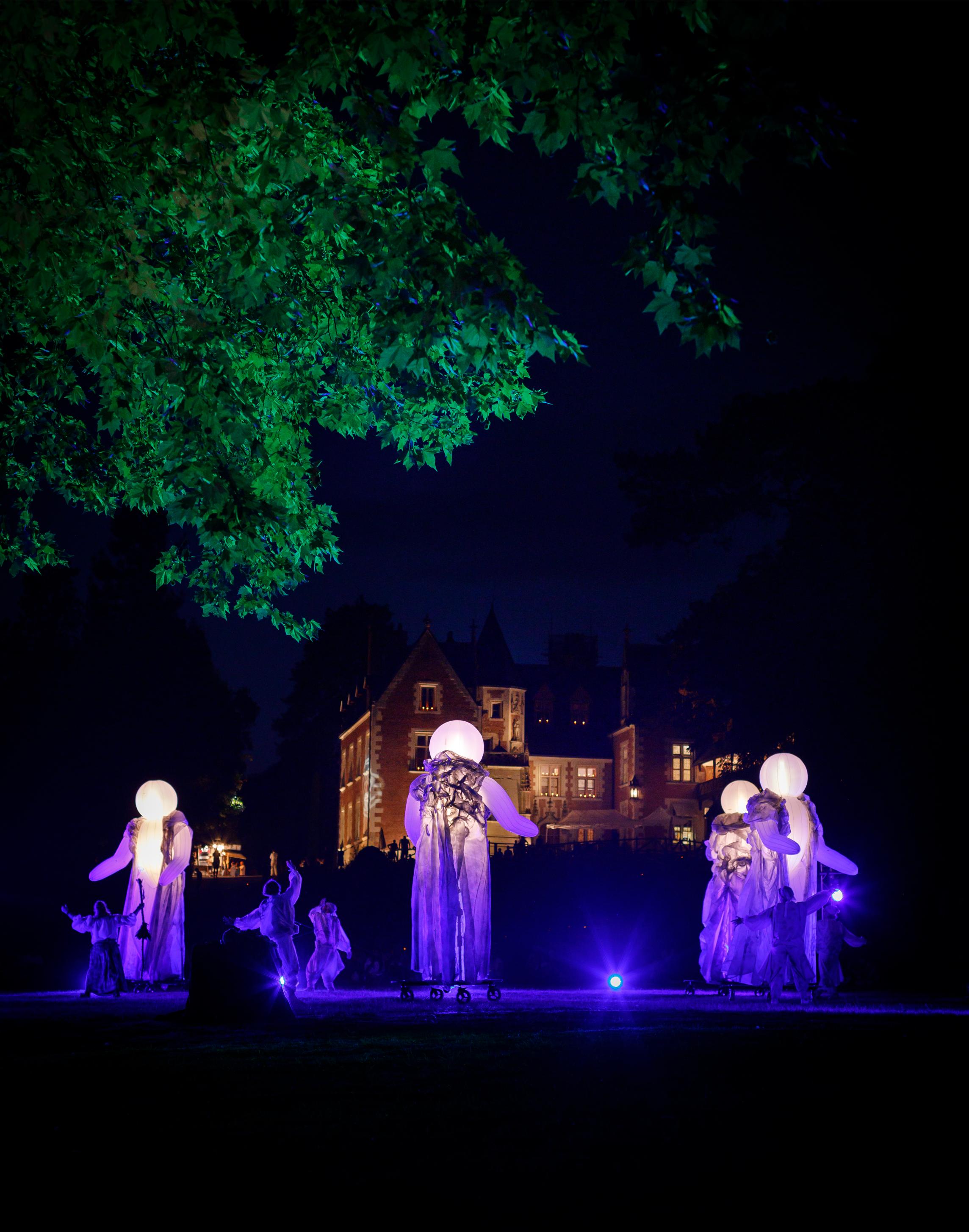 Clos Lucé, Flâneries Nocturnes 2026 © Léonard de Serres