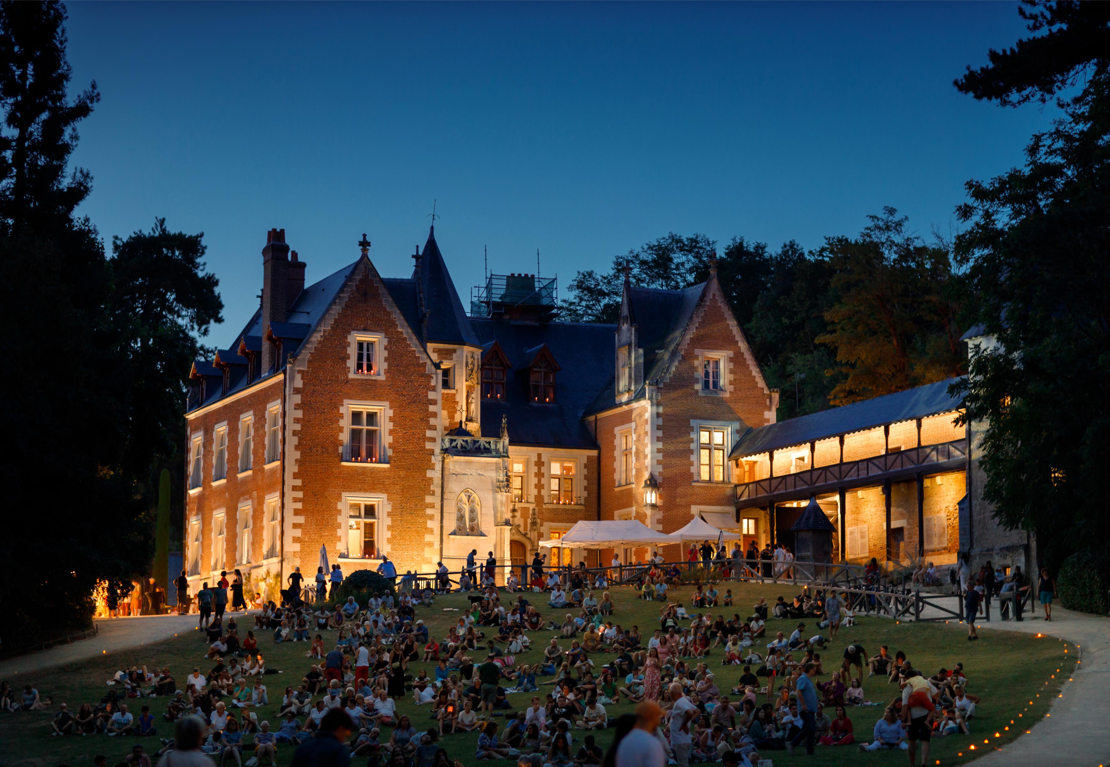 Clos Lucé, Flâneries Nocturnes 2026 © Léonard de Serres